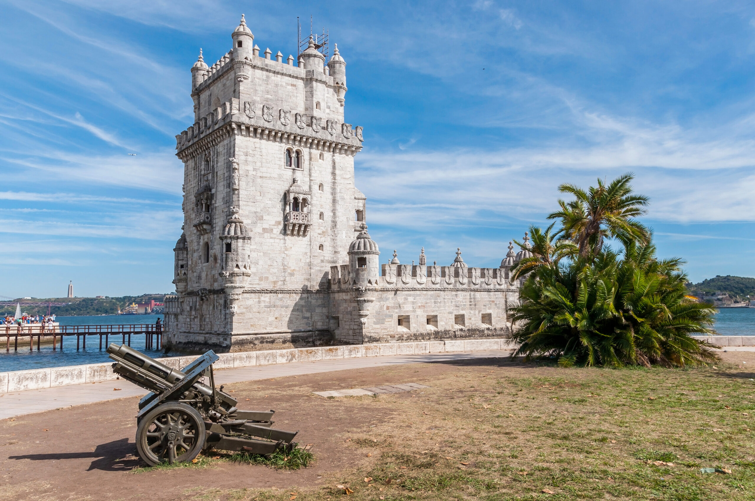 Tower of Belem on the bank of the Tagus River
